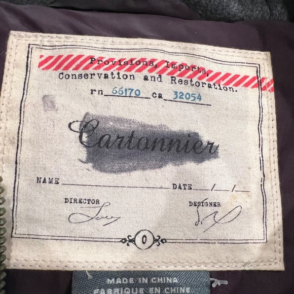 Anthropologie Purple Puffer Coat - Picture 4 of 4